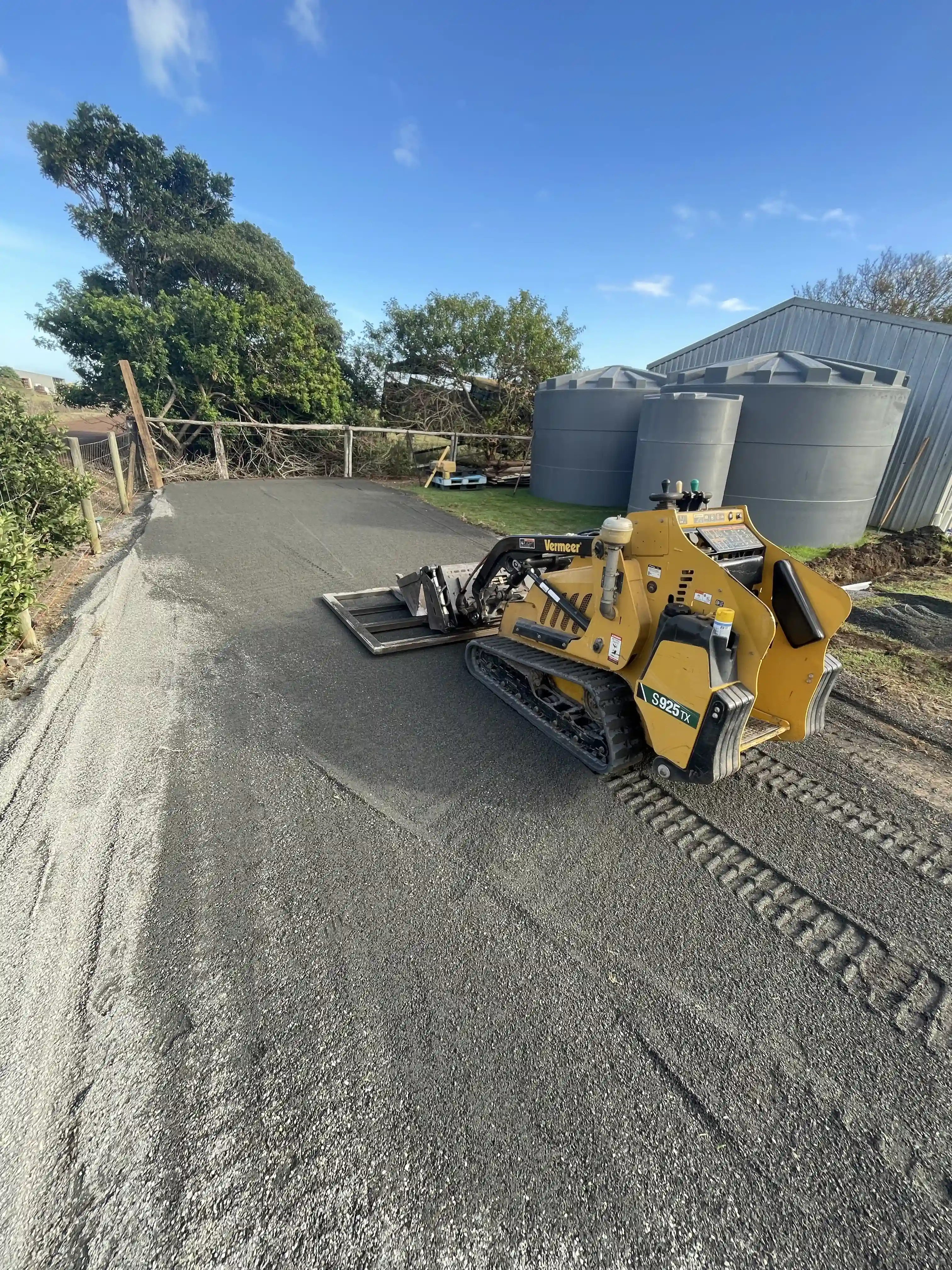 Bundy Dingo mini loader on a Bundaberg earthworks site